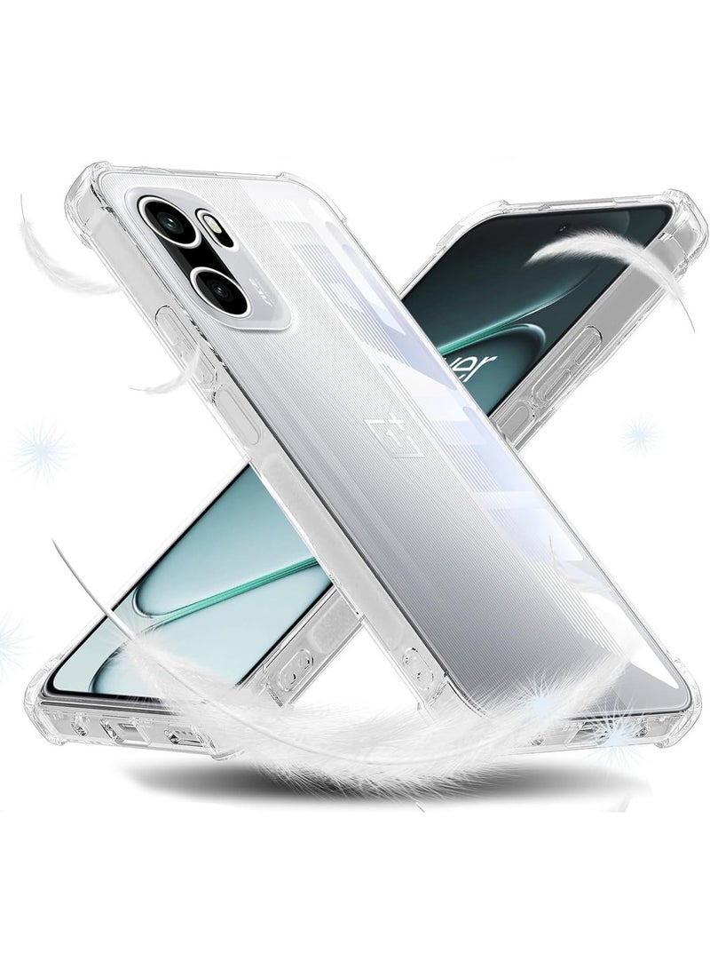 Case for OnePlus 15R 5G Clear Case Cover Soft TPU Case Lightweight Shock Protective Cover with Camera Protection Designed for 1 + 15R 5G - Image 1